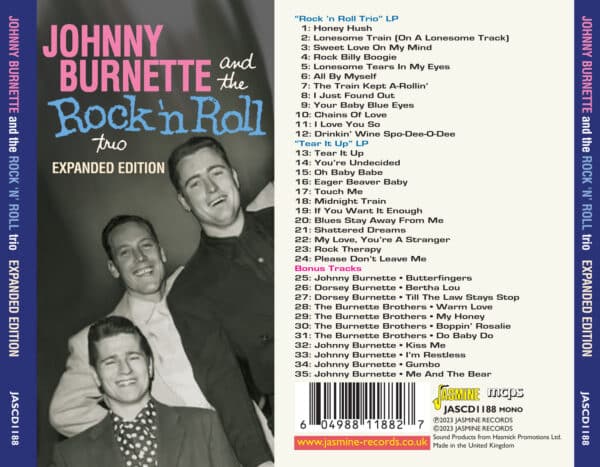 Johnny Burnette and the Rock 'N' Roll Trio - Expanded Edition - Image 2