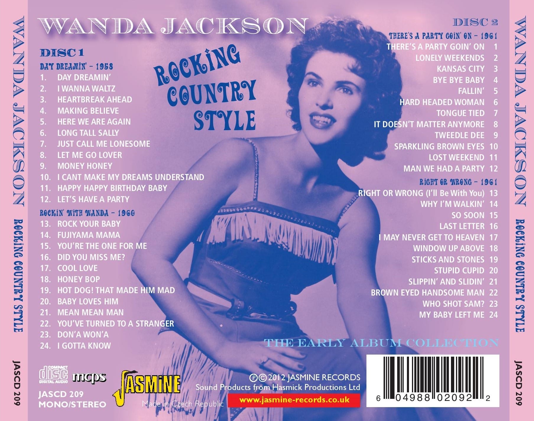 【中古】 Wanda Jackson / Wonderful Wanda + Lovin’ Country Style 中古】 Wanda Jackson / Wonderful Wanda + Lovin' Country