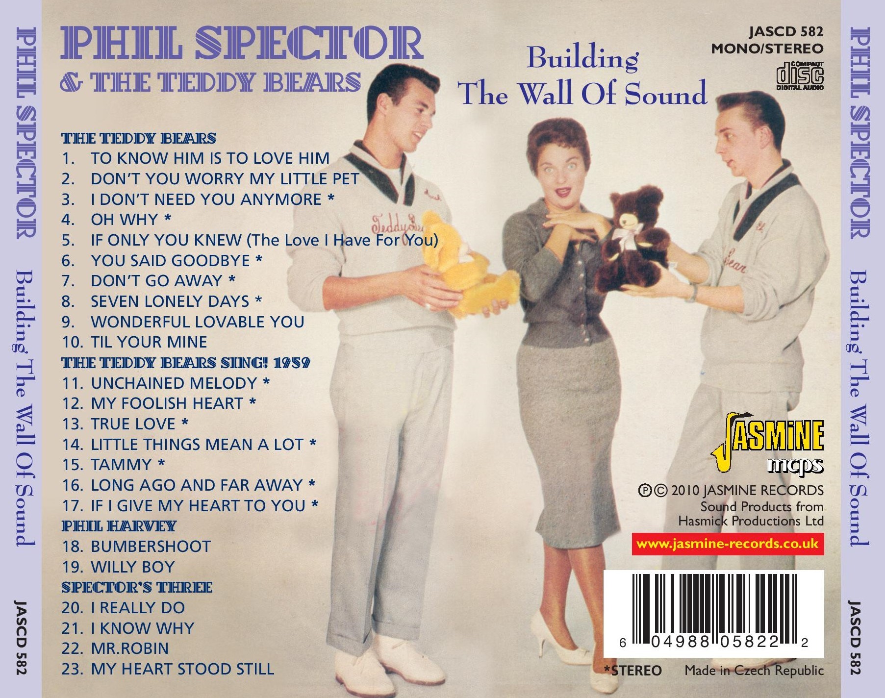 Phil SPECTOR & The Teddy Bears - Building the Wall of Sound