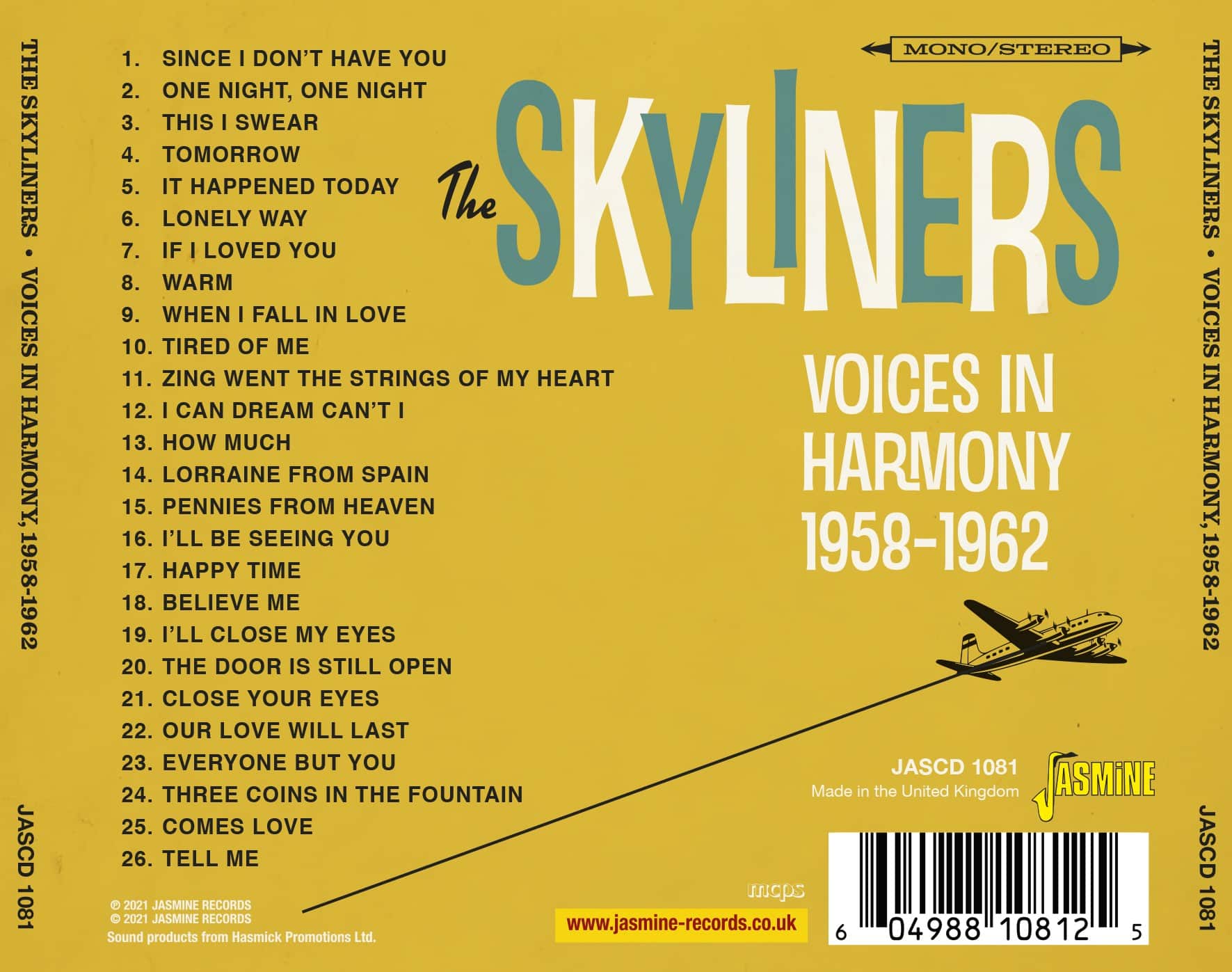 The SKYLINERS - Voices in Harmony, 1958-1962 - Image 2