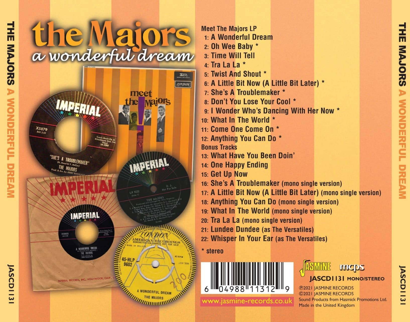 The MAJORS - A Wonderful Dream - Image 2