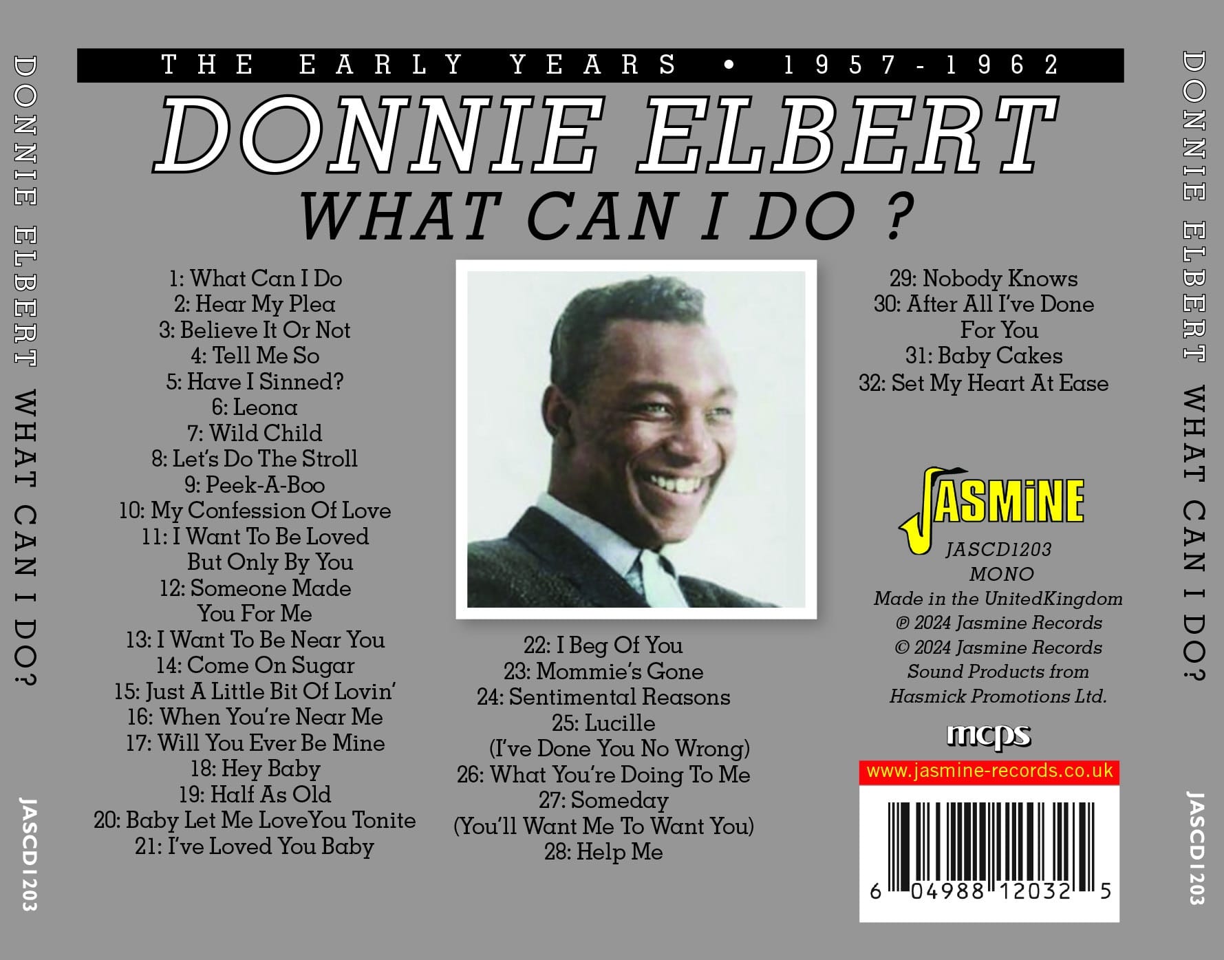 Donnie Elbert - What Can I Do? 1957-1962 - Jasmine Records