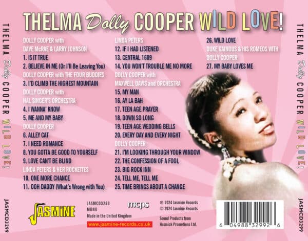 Dolly Cooper - Wild Love! Singles 1952-1961 - Image 2